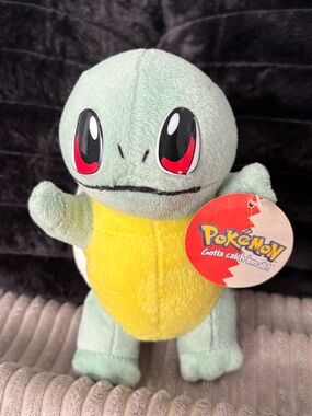 Vintage Squirtle Pokémon Plush Toy Nintendo 1999